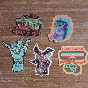 Dutch Bros Halloween Hedgehog Sticker Set